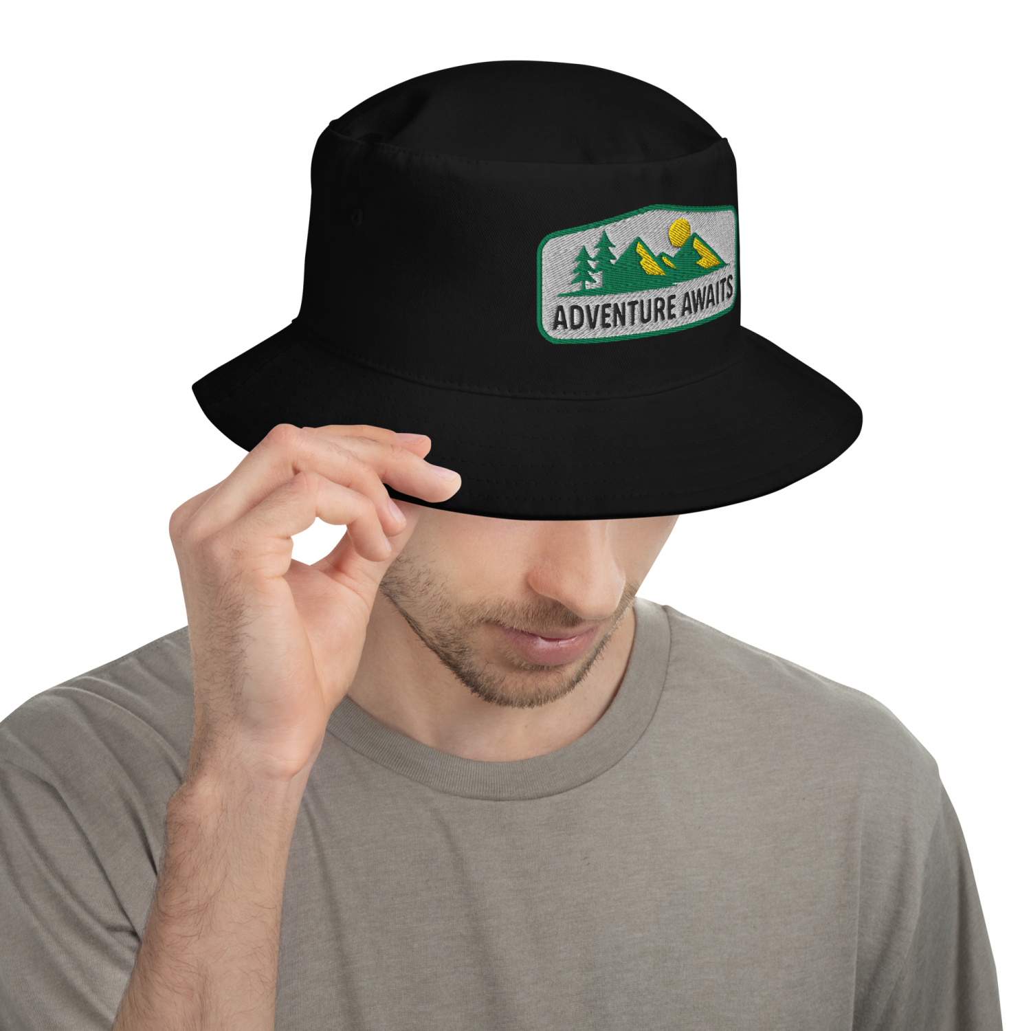 Adventure Awaits Fisherman Bucket Hat