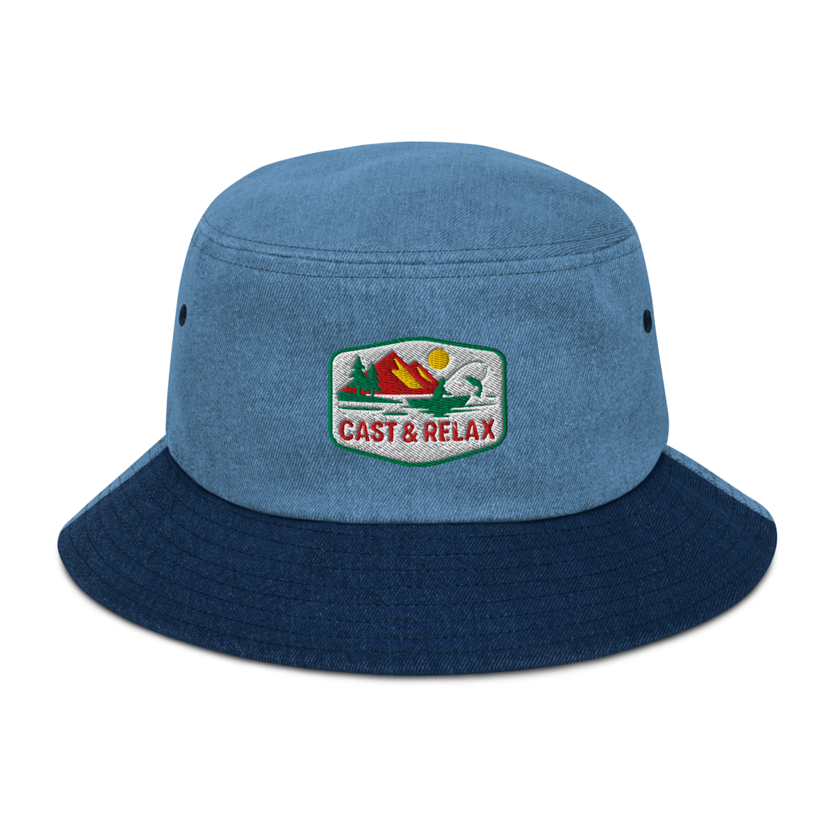 Cast & Relax Denim Bucket Hat