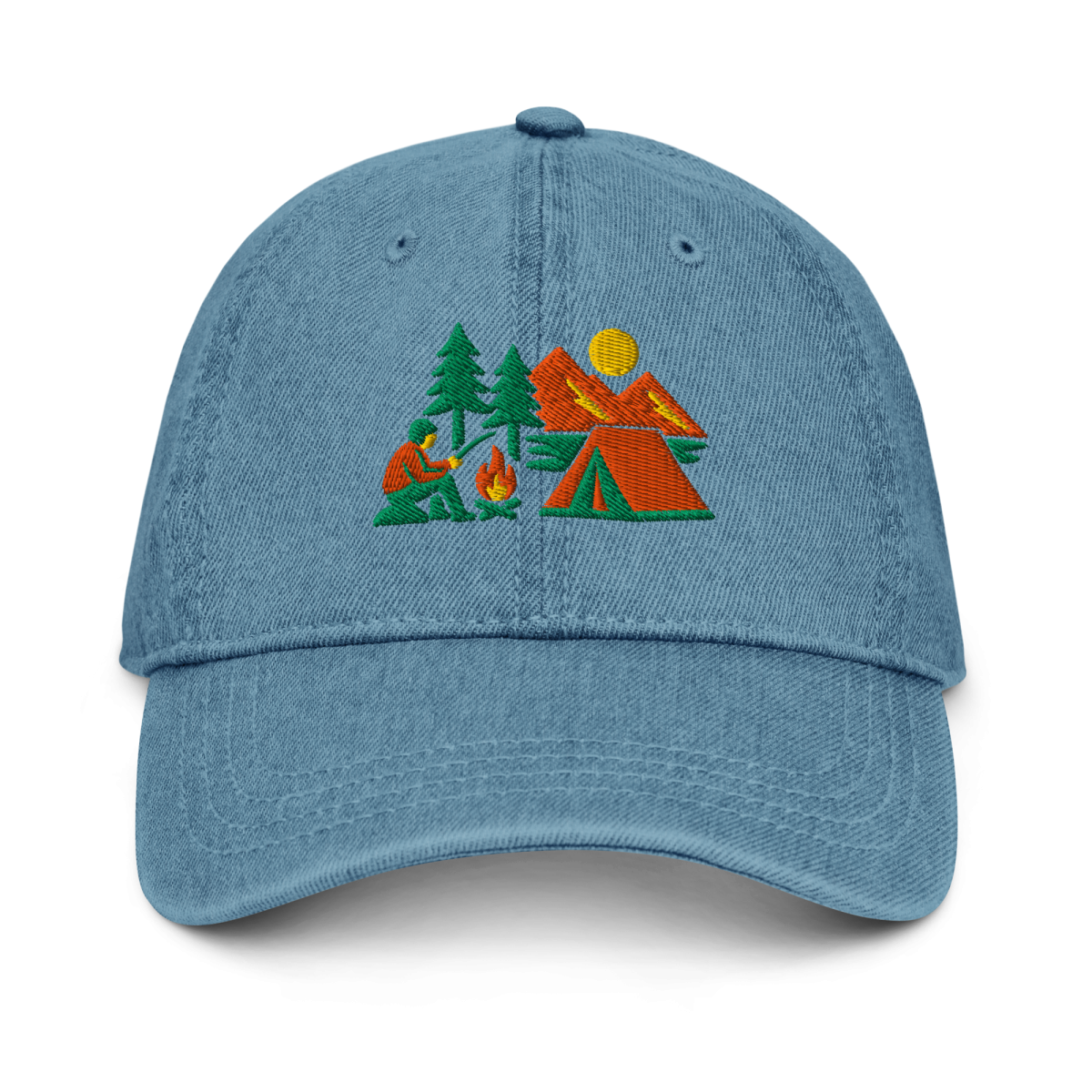 Campfire Nights Dad Hat - Denim