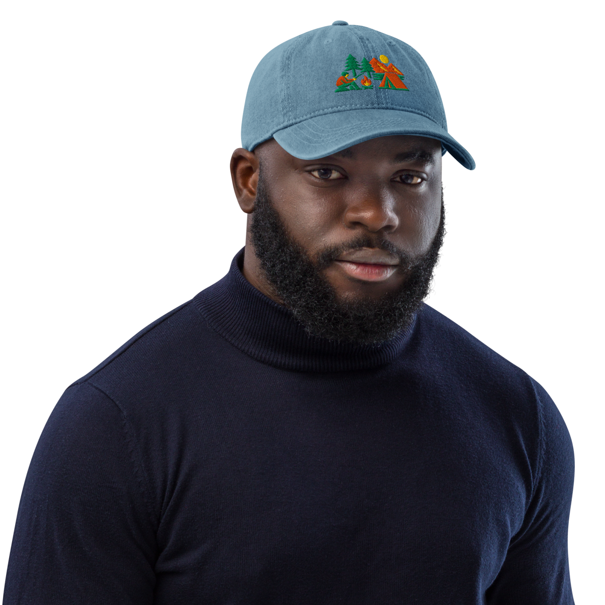 Campfire Nights Dad Hat - Denim